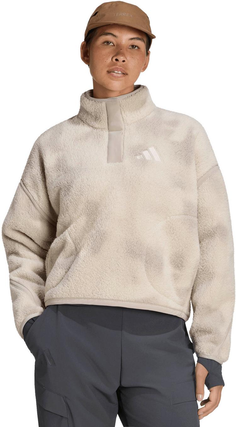 adidas adidas TERREX MULTI ESSENTIALS Fleeceshirt Damen - wonalu-lbrown - 0 | SportScheck