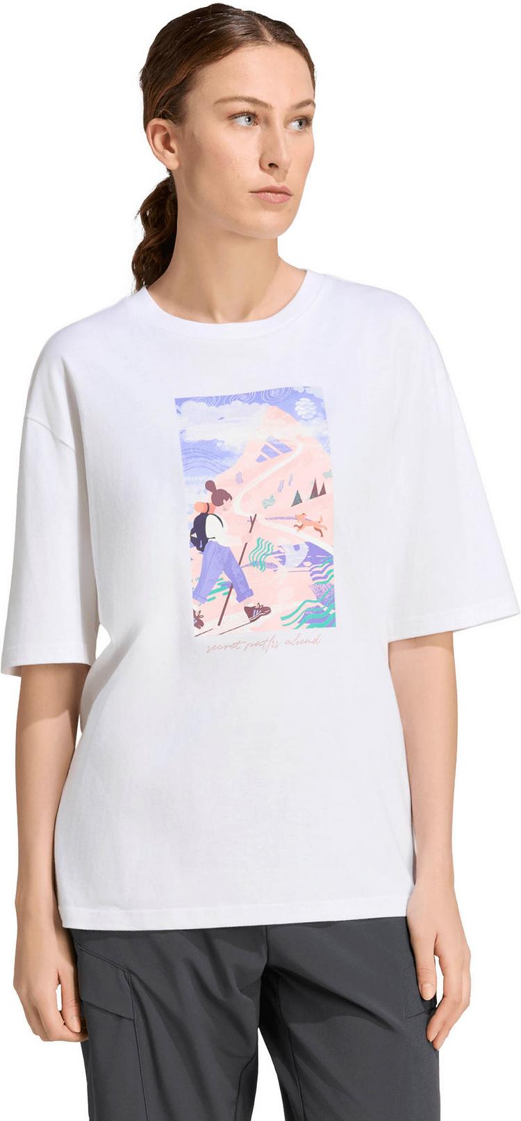 adidas adidas TERREX SECRET PATHS T-Shirt Damen - white - 0 | SportScheck