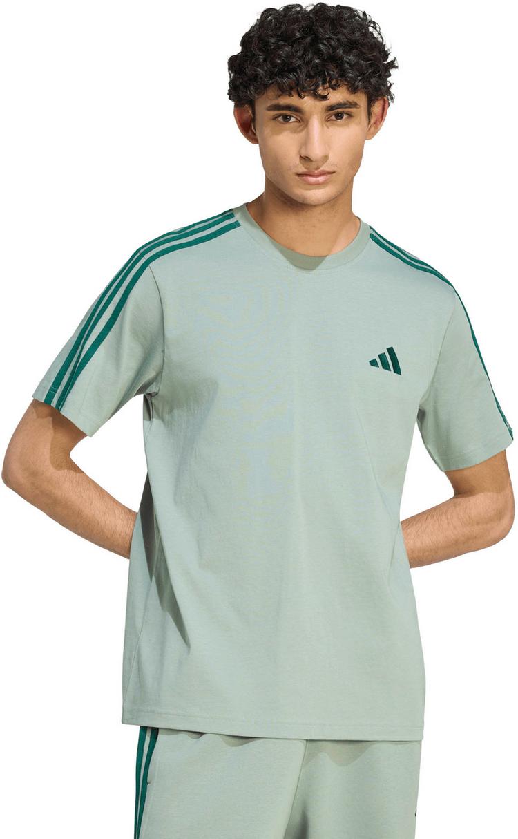 adidas adidas 3S T-Shirt Herren - silgrn-cgreen - 0 | SportScheck