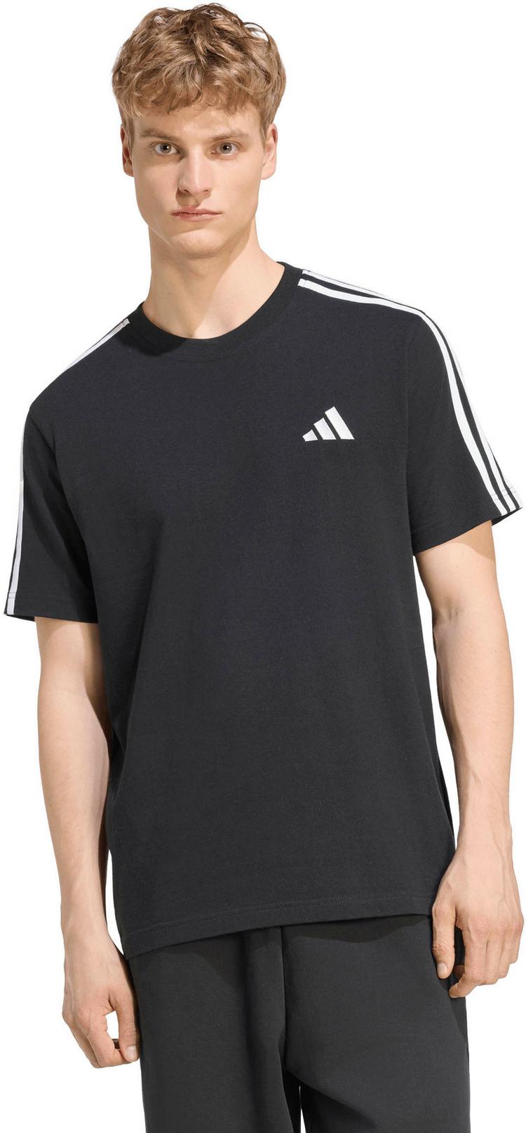adidas adidas 3S T-Shirt Herren - black-white - 0 | SportScheck