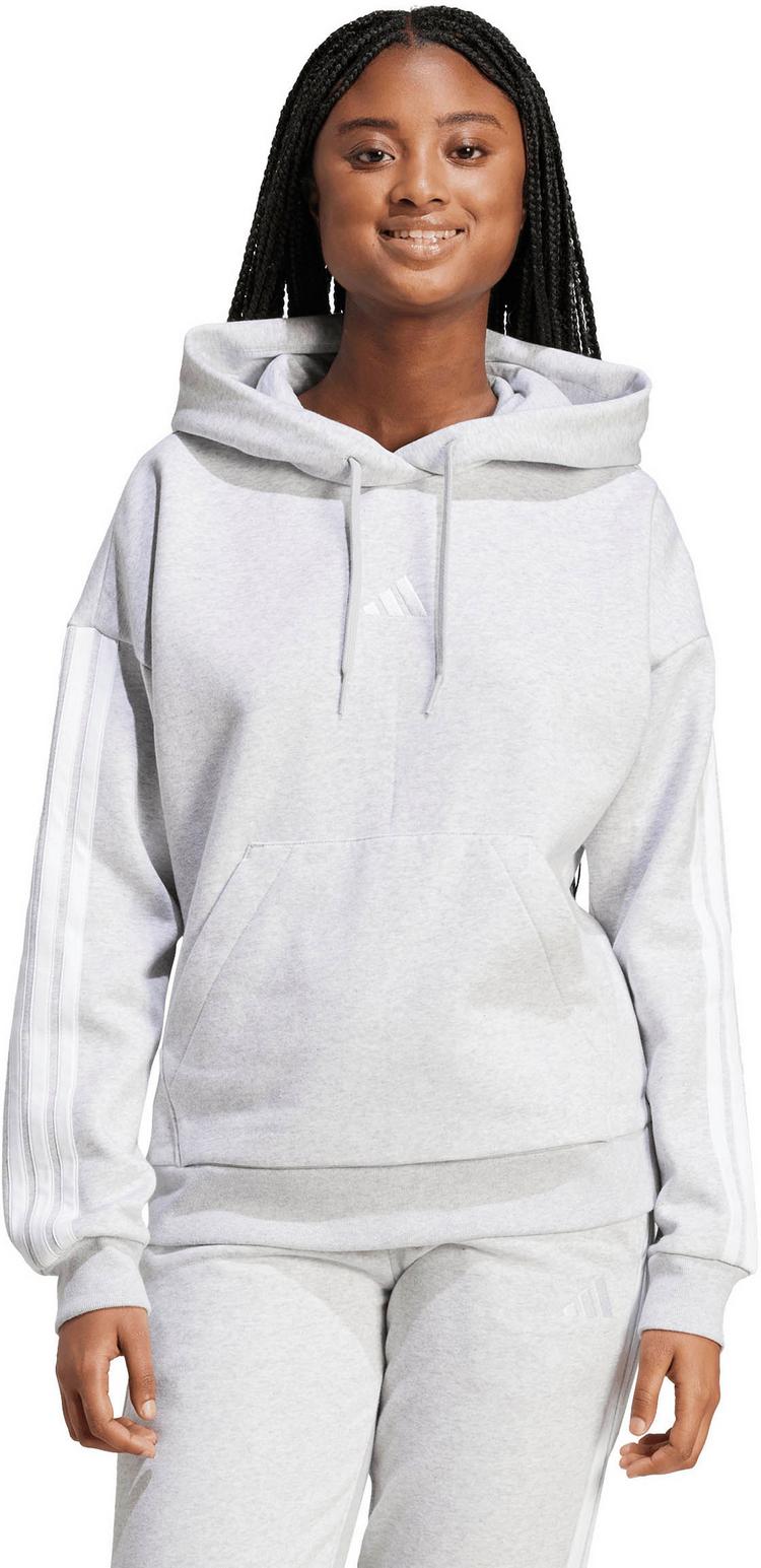 adidas adidas 3S Hoodie Damen - lgreyh-white - 0 | SportScheck