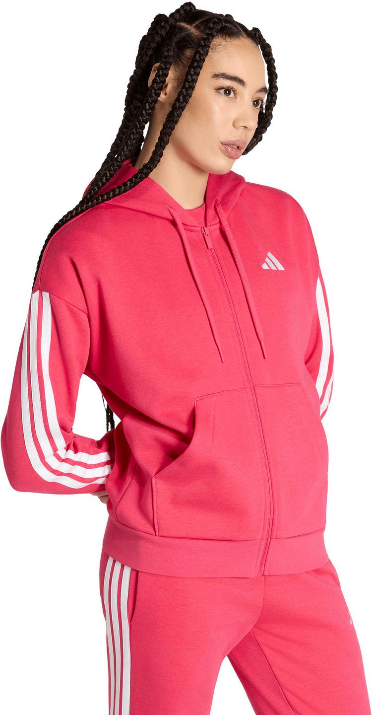 adidas adidas 3S Sweatjacke Damen - powpnk-white - 0 | SportScheck