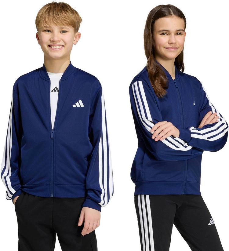adidas adidas 3S Sweatjacke Kinder - dkblue-white - 0 | SportScheck