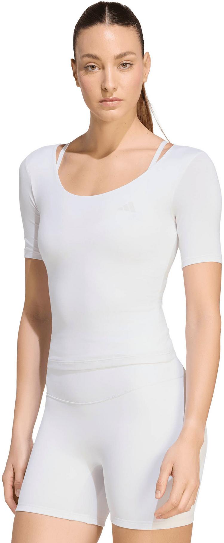 adidas adidas ALL ME Funktionsshirt Damen - white - 0 | SportScheck
