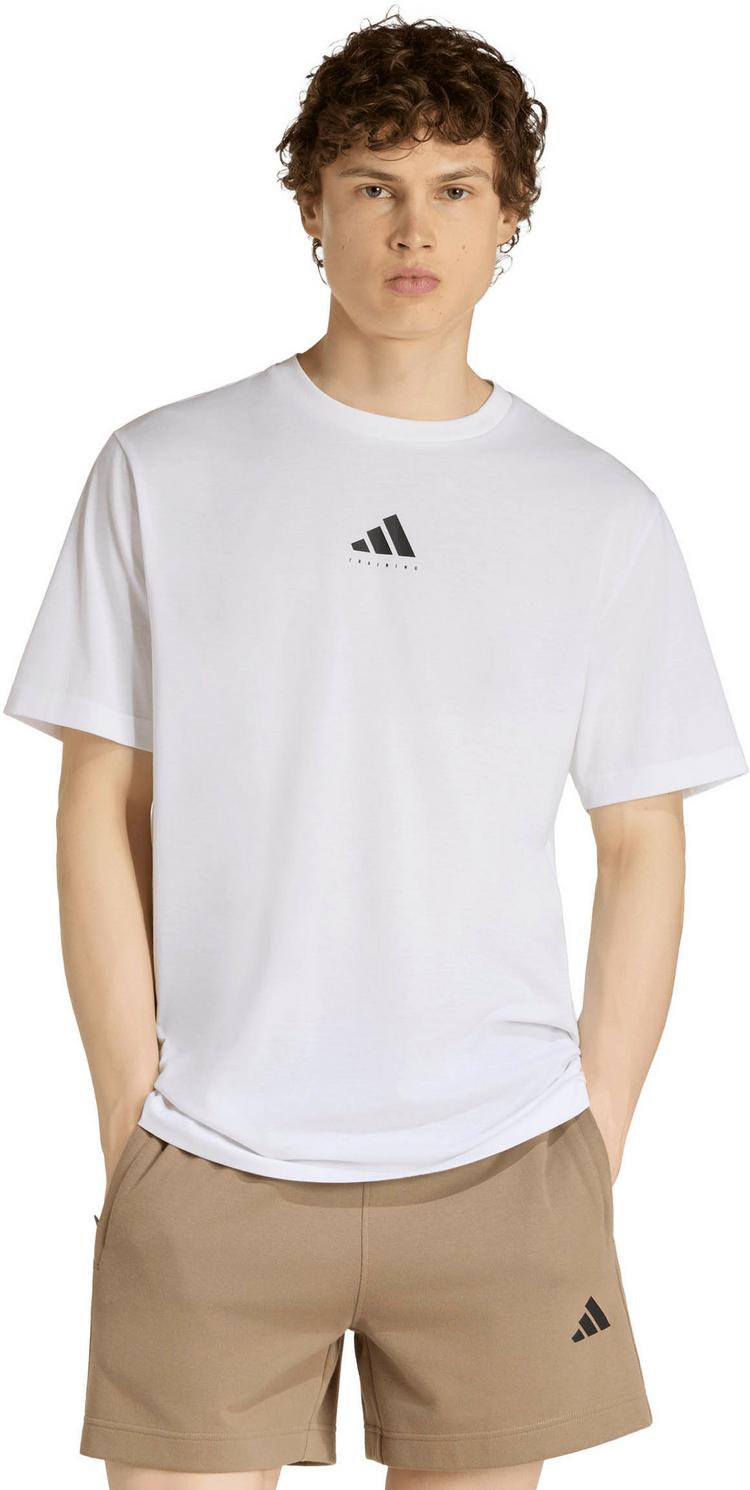 adidas adidas TR T-Shirt Herren - white-black - 0 | SportScheck