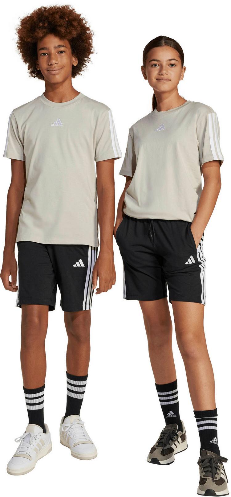 adidas adidas 3S Sweatshorts Kinder - black-white - 0 | SportScheck