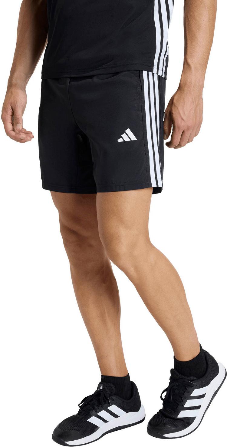 adidas adidas 3S Funktionsshorts Herren - black-white - 0 | SportScheck