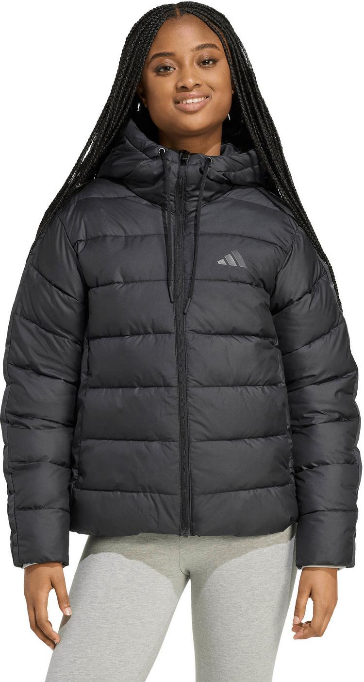adidas adidas Essentiell 3S Kapuzenjacke Damen - black - 0 | SportScheck