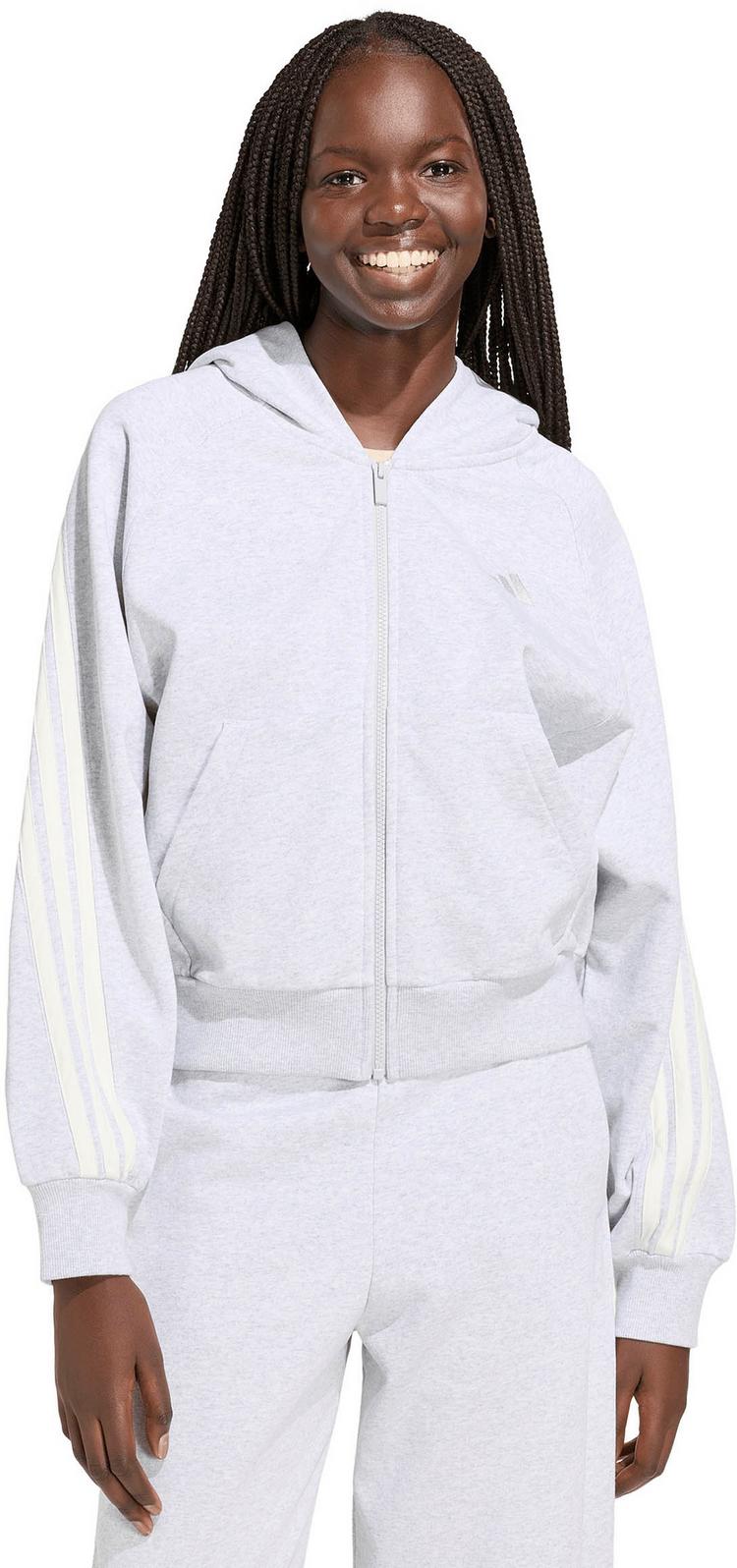 adidas adidas Sweatjacke Damen - light grey heather-off white - 0 | SportScheck