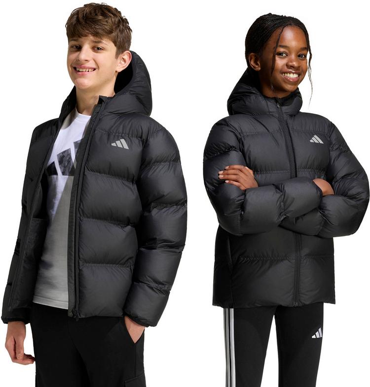 adidas adidas Kapuzenjacke Kinder - black-reflective silver - 0 | SportScheck