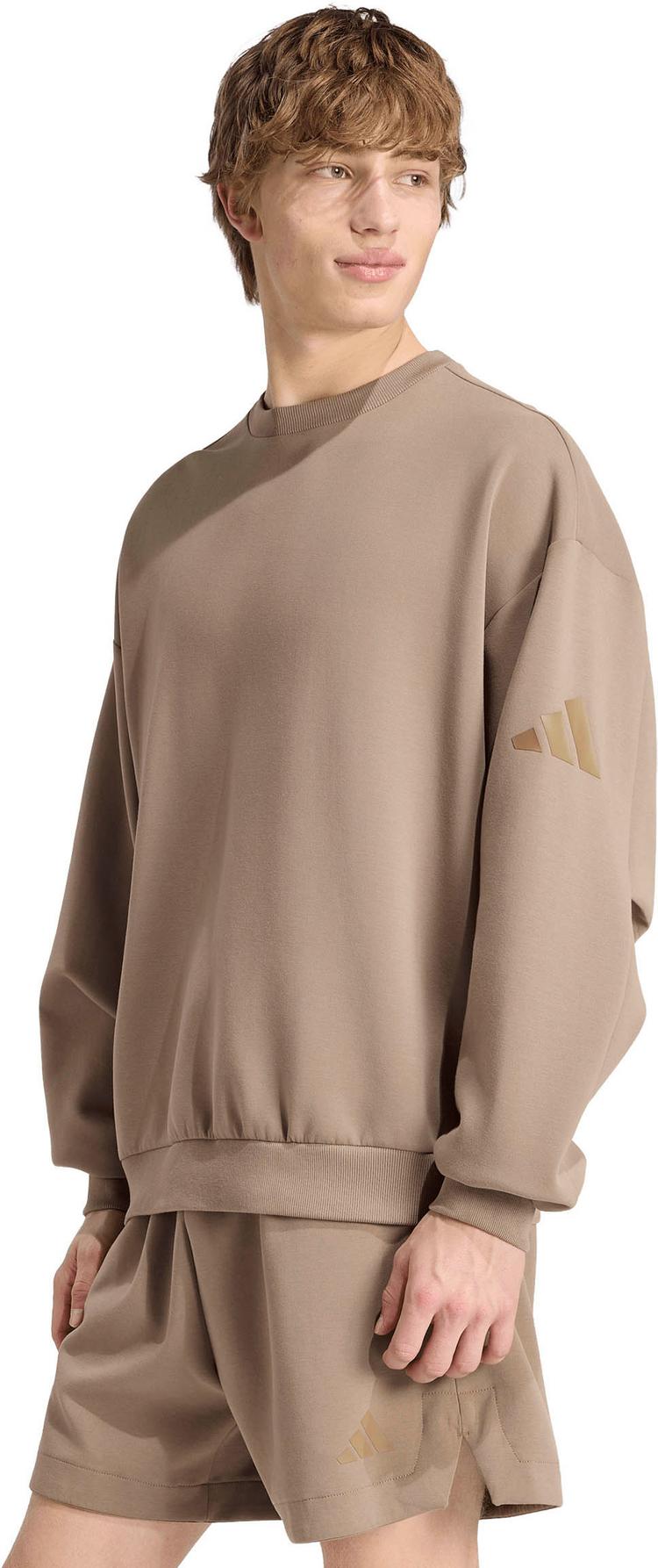 adidas adidas Soft Lux Sweatshirt Herren - khaki six - 0 | SportScheck