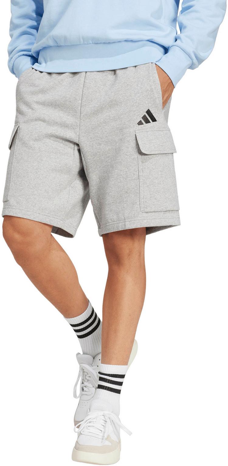 adidas adidas Feelcozy Shorts Herren - medium grey heather-black - 0 | SportScheck