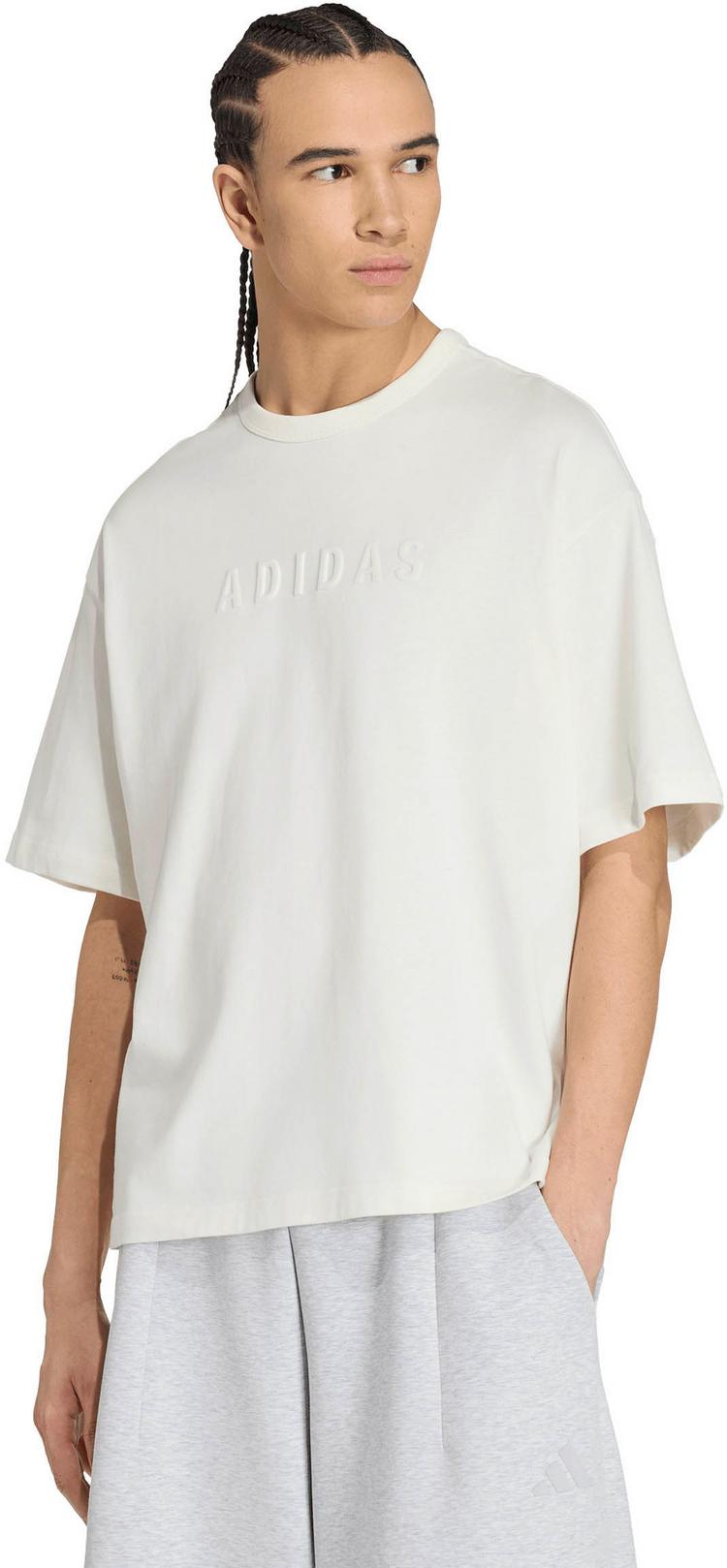 adidas adidas Soft Lux T-Shirt Herren - off white - 0 | SportScheck