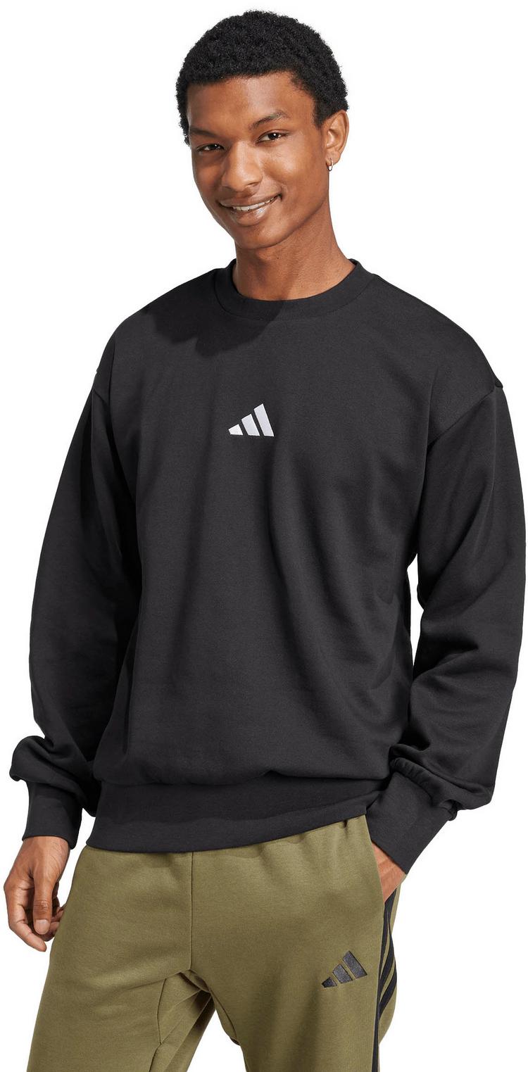 adidas adidas Feelcozy Sweatshirt Herren - black-white - 0 | SportScheck