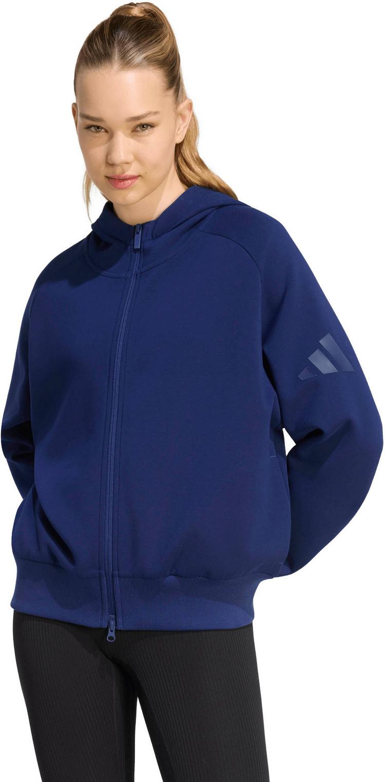 adidas adidas Soft Lux Sweatjacke Damen - darkblue - 0 | SportScheck