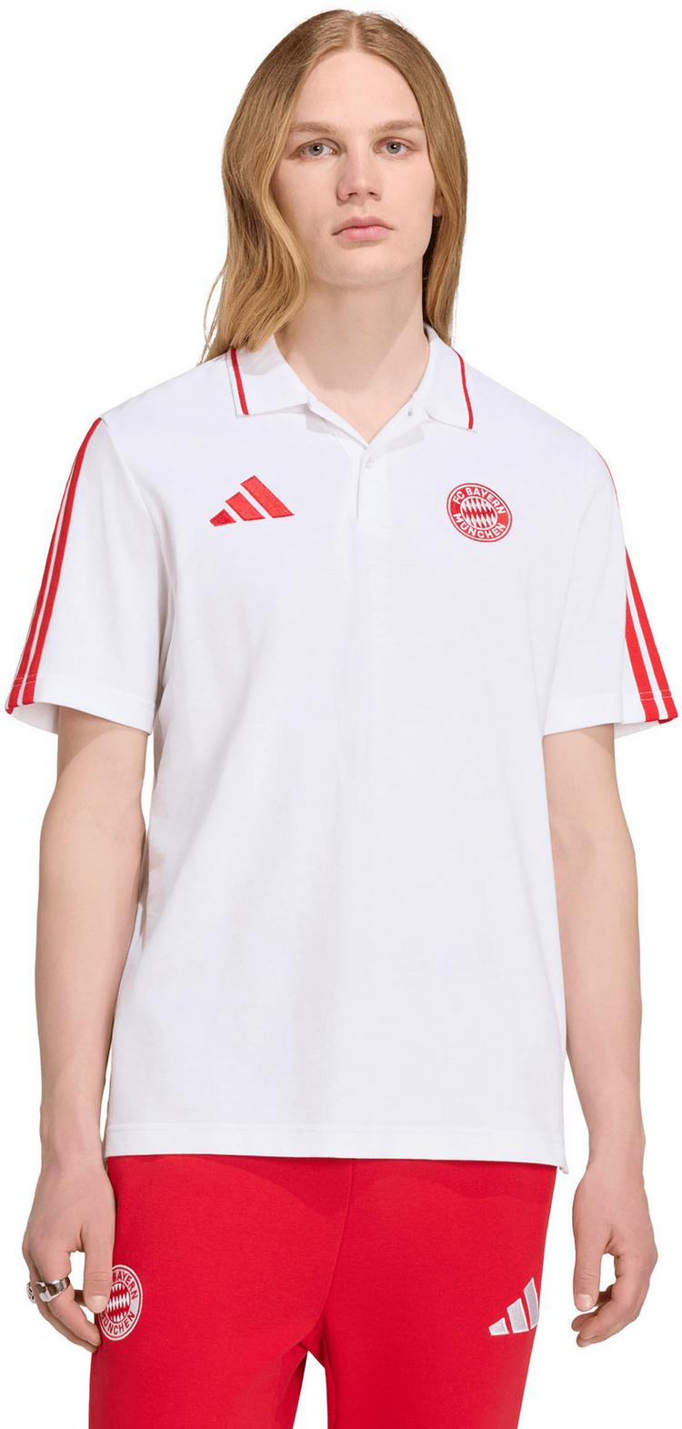 adidas adidas BAYERN M&Uuml;NCHEN Poloshirt Herren - white-betsca - 0 | SportScheck