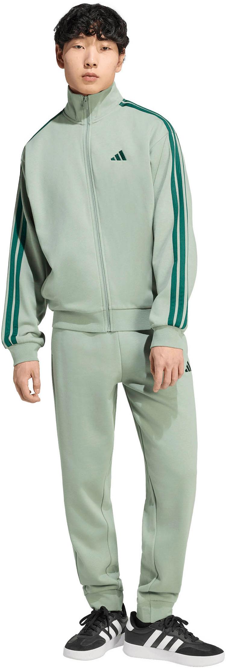 adidas adidas 3S Trainingsanzug Herren - green-collegiate green - 0 | SportScheck