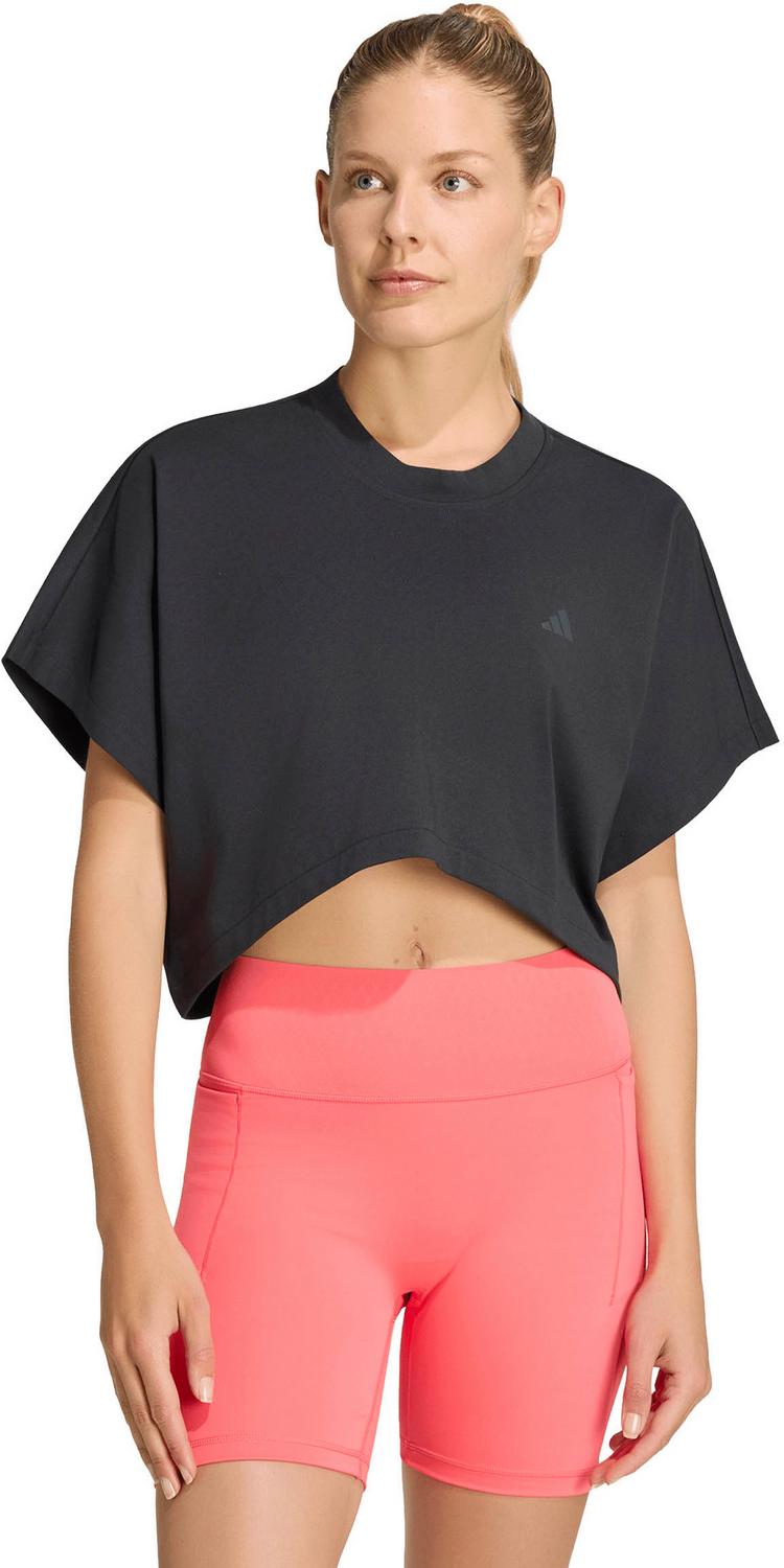 adidas adidas PL GFX Croptop Damen - black - 0 | SportScheck