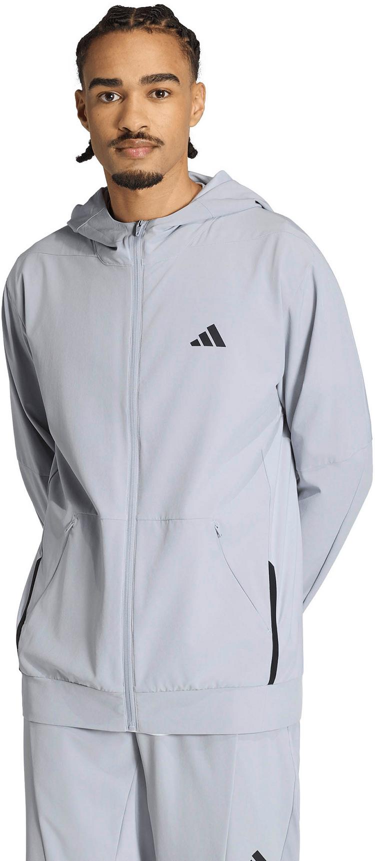 adidas adidas D4T Kapuzenjacke Herren - halo silver - 0 | SportScheck