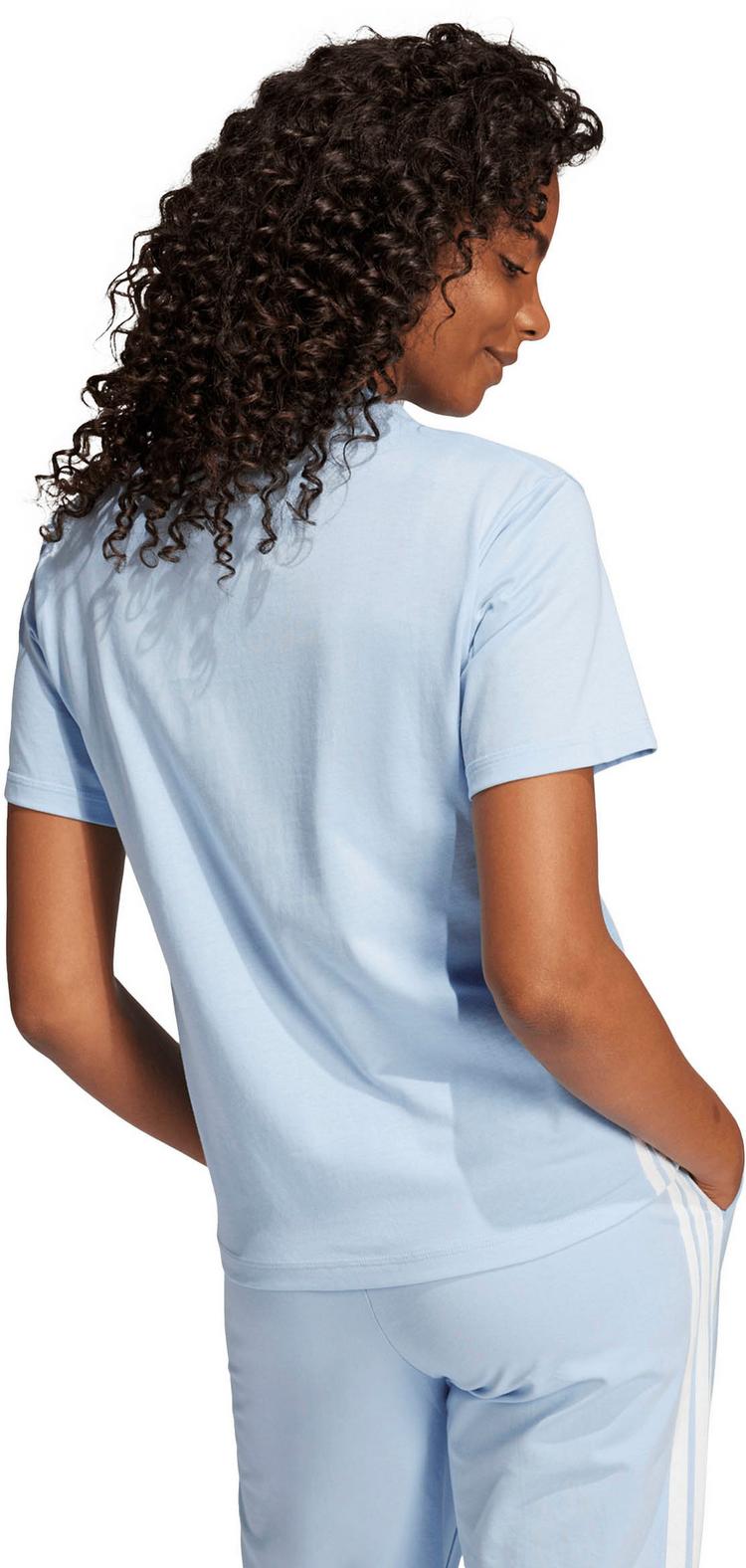 adidas adidas 3S T-Shirt Damen - glow blue-white - 1 | SportScheck