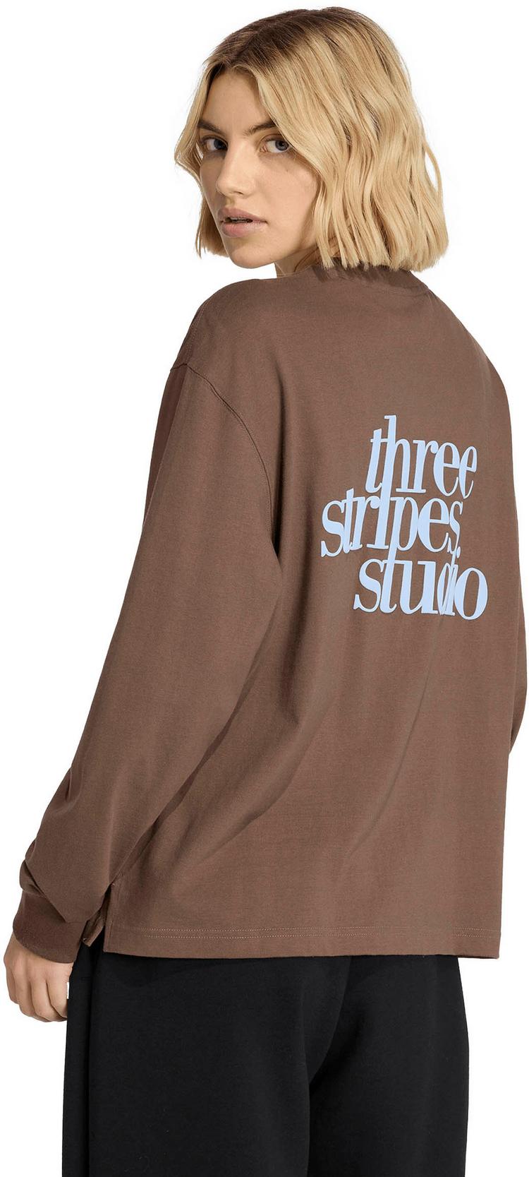 adidas adidas Studio Pack Langarmshirt Damen - earth strata - 1 | SportScheck