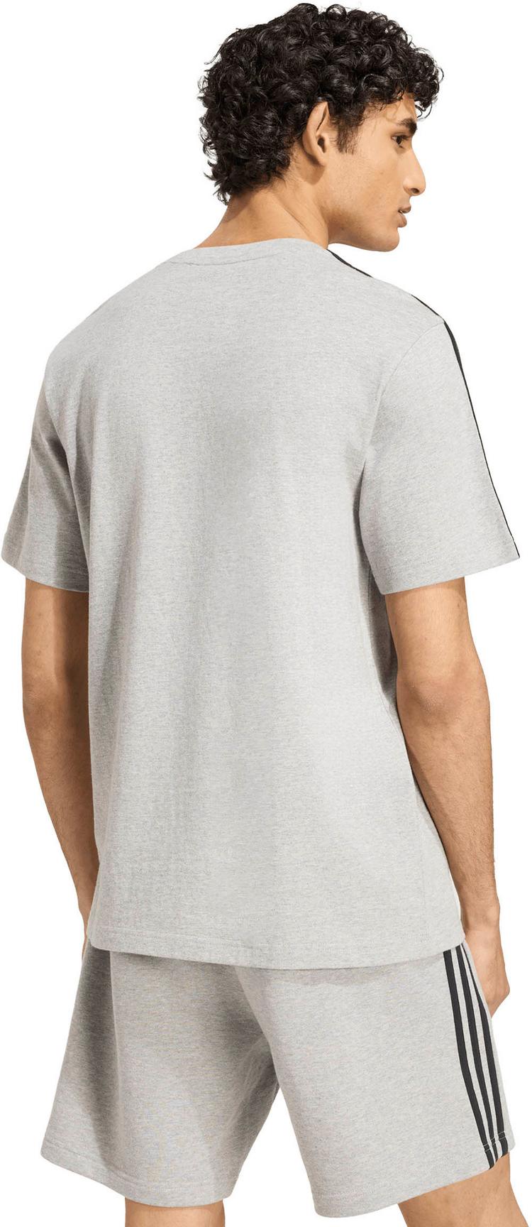 adidas adidas 3S T-Shirt Herren - mgreyh-white - 1 | SportScheck