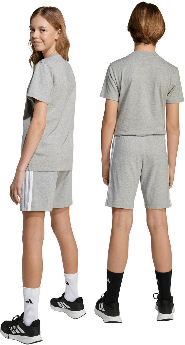 adidas adidas 3S Sweatshorts Kinder - mgreyh-white - 1 | SportScheck