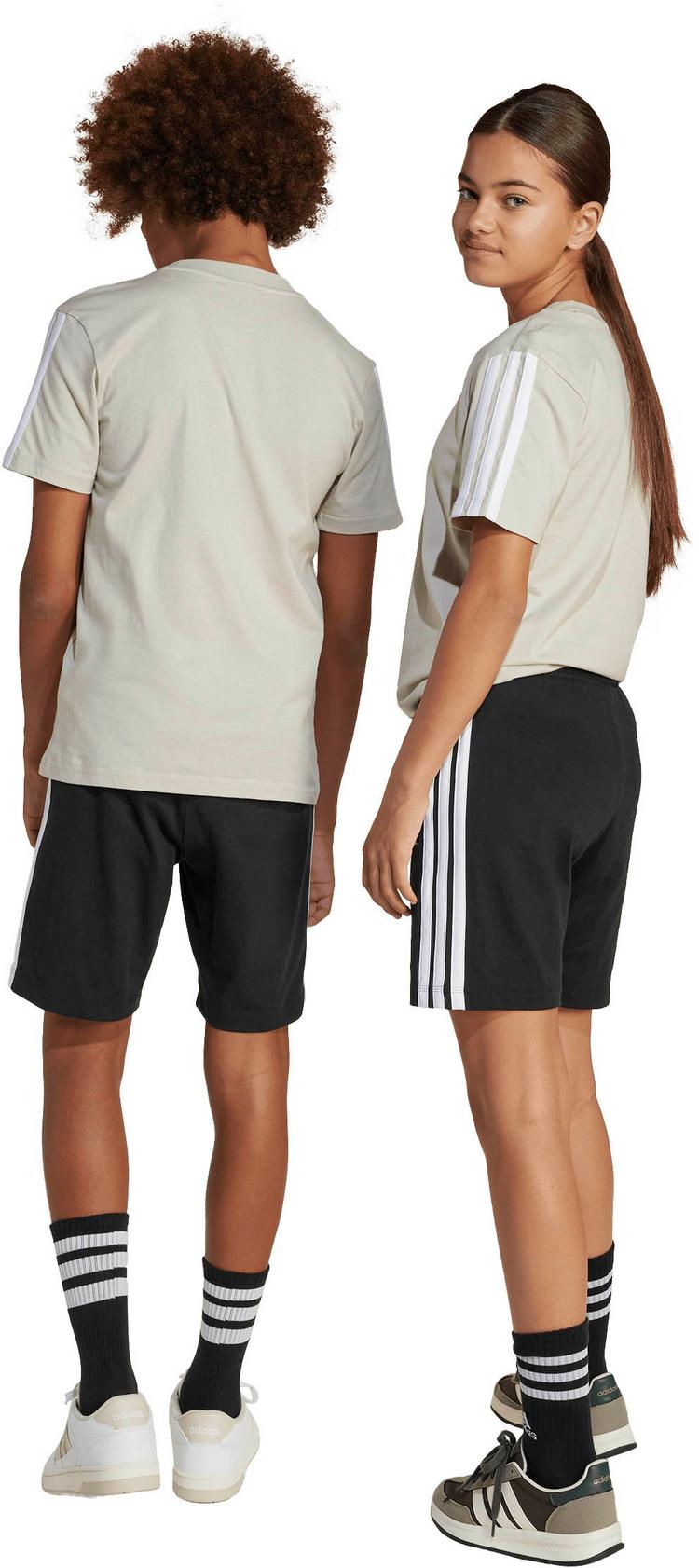 adidas adidas 3S Sweatshorts Kinder - black-white - 1 | SportScheck