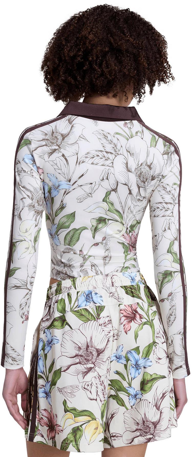 adidas adidas Farm Bodysuit Damen - ecru tint-shado brown-multi - 1 | SportScheck