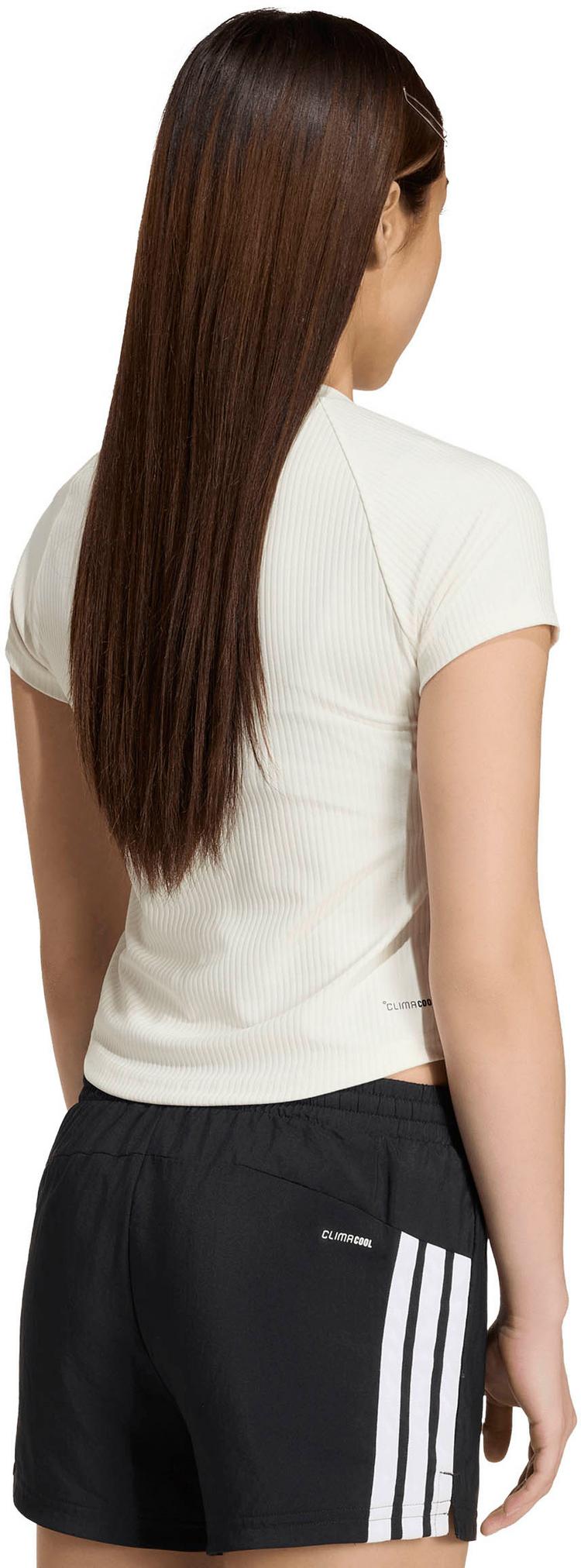 adidas adidas T-Shirt M&auml;dchen - off white-crystal linen - 1 | SportScheck