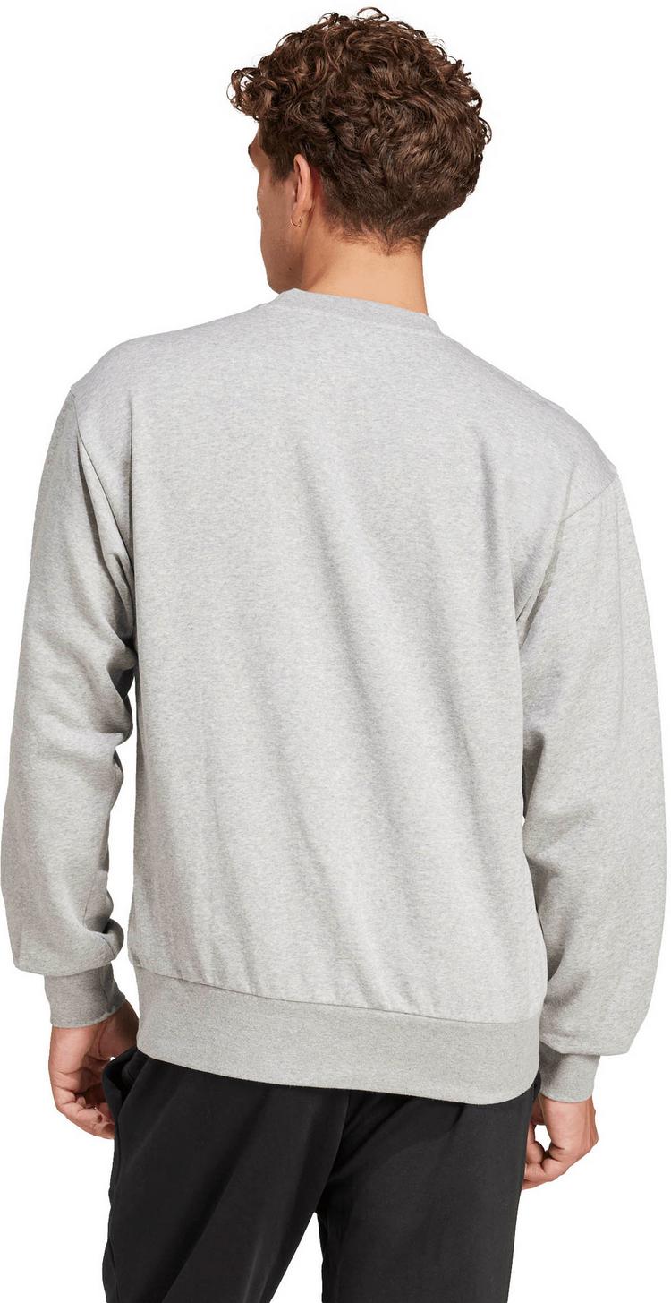 adidas adidas Feelcozy Sweatshirt Herren - medium grey heather-black - 1 | SportScheck