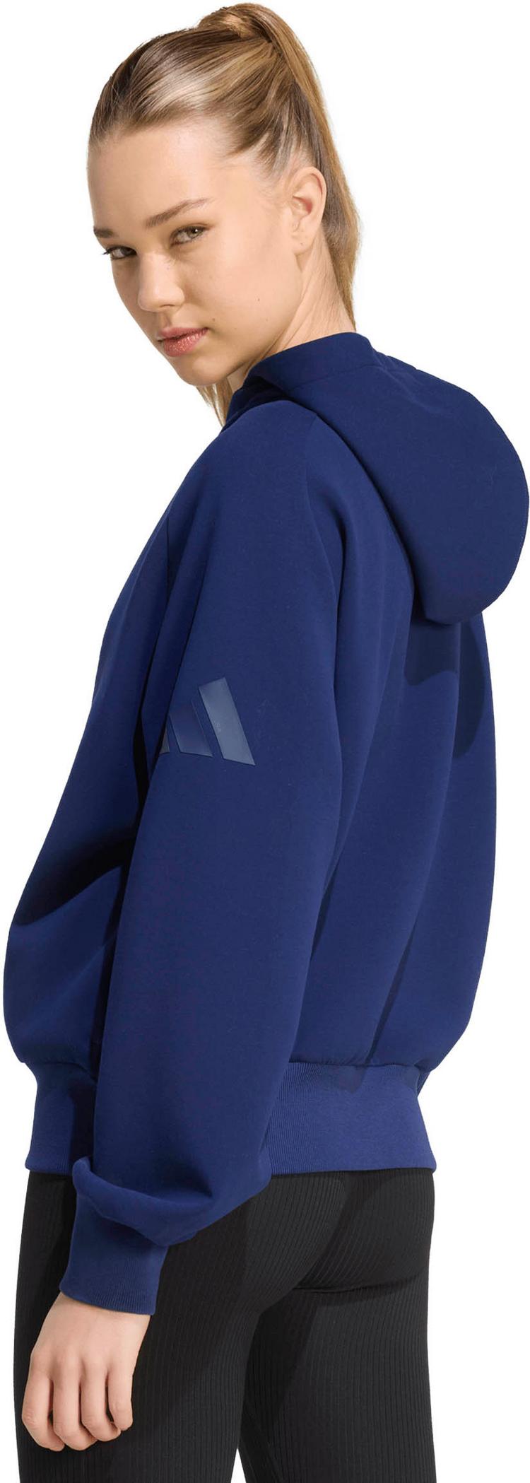 adidas adidas Soft Lux Sweatjacke Damen - darkblue - 1 | SportScheck