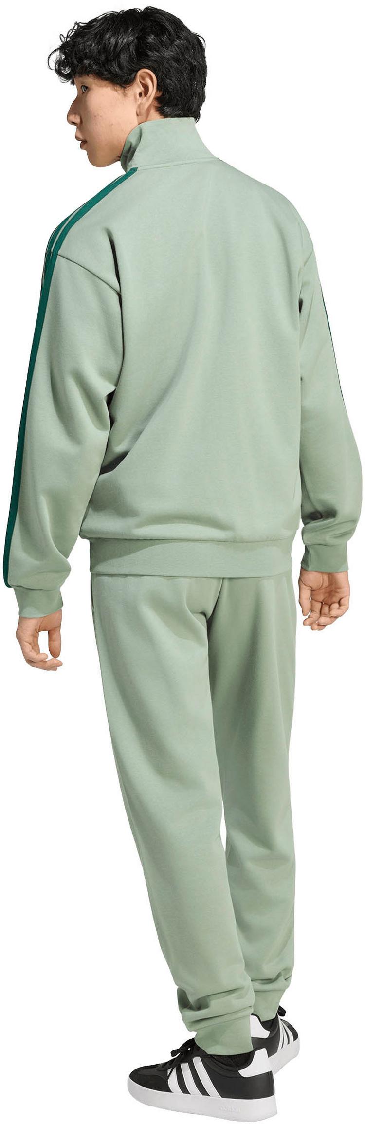 adidas adidas 3S Trainingsanzug Herren - green-collegiate green - 1 | SportScheck