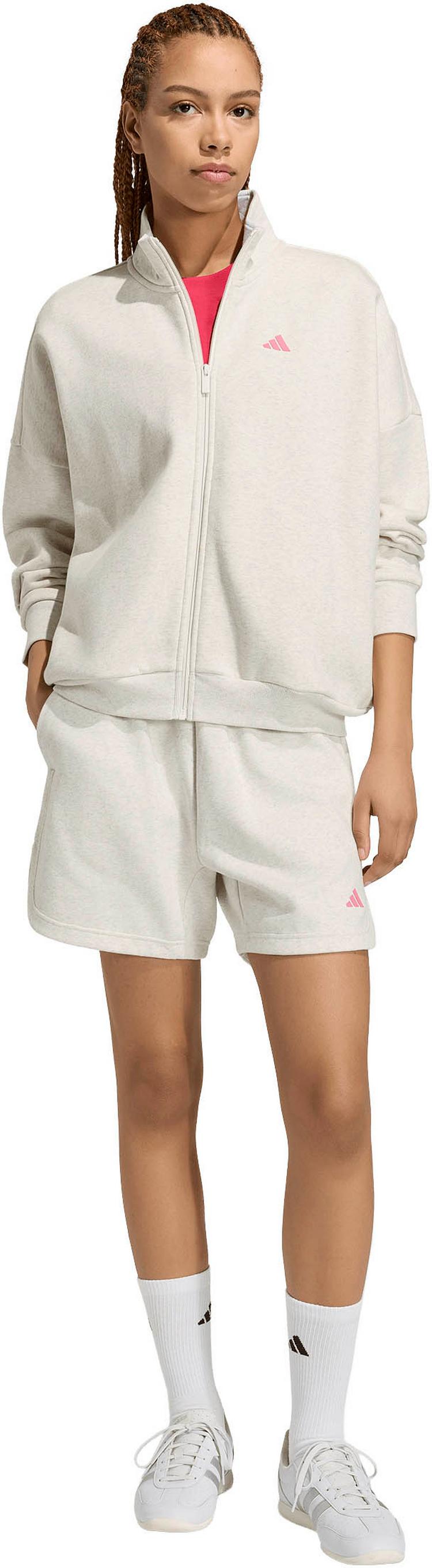 adidas adidas Studio Pack Sweatjacke Damen - chalk white melange - 2 | SportScheck