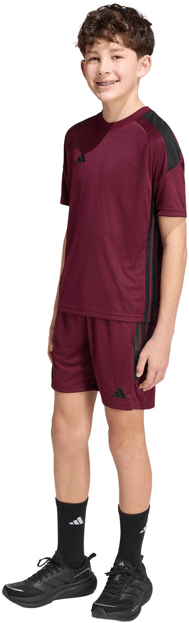 adidas adidas TIRO Fu&szlig;ballshorts Kinder - maroon-black-black - 2 | SportScheck