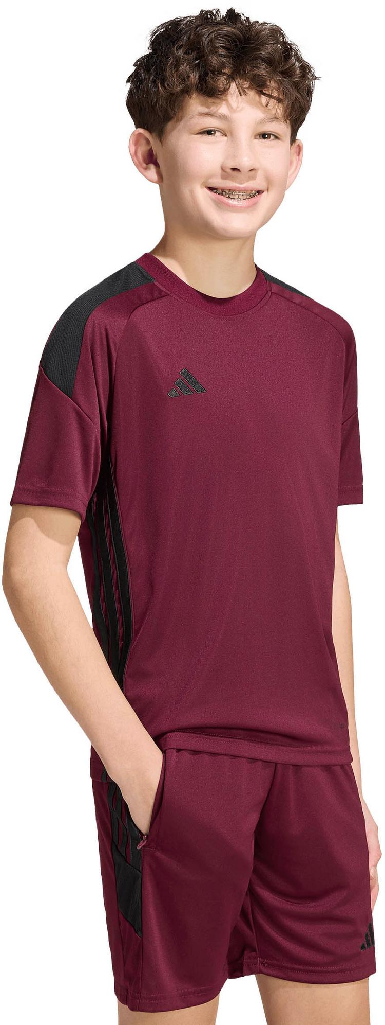 adidas adidas TIRO Trikot Kinder - maroon-black-black - 2 | SportScheck