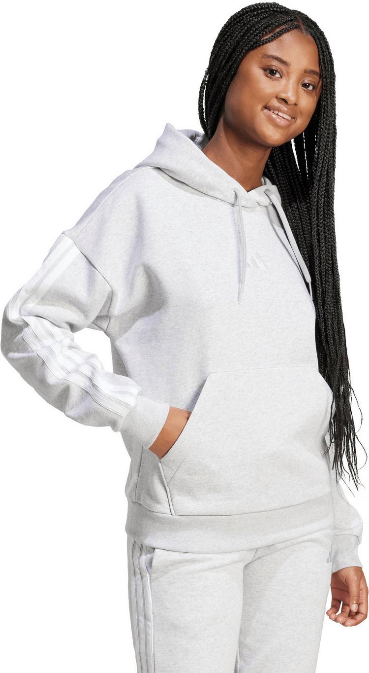 adidas adidas 3S Hoodie Damen - lgreyh-white - 2 | SportScheck