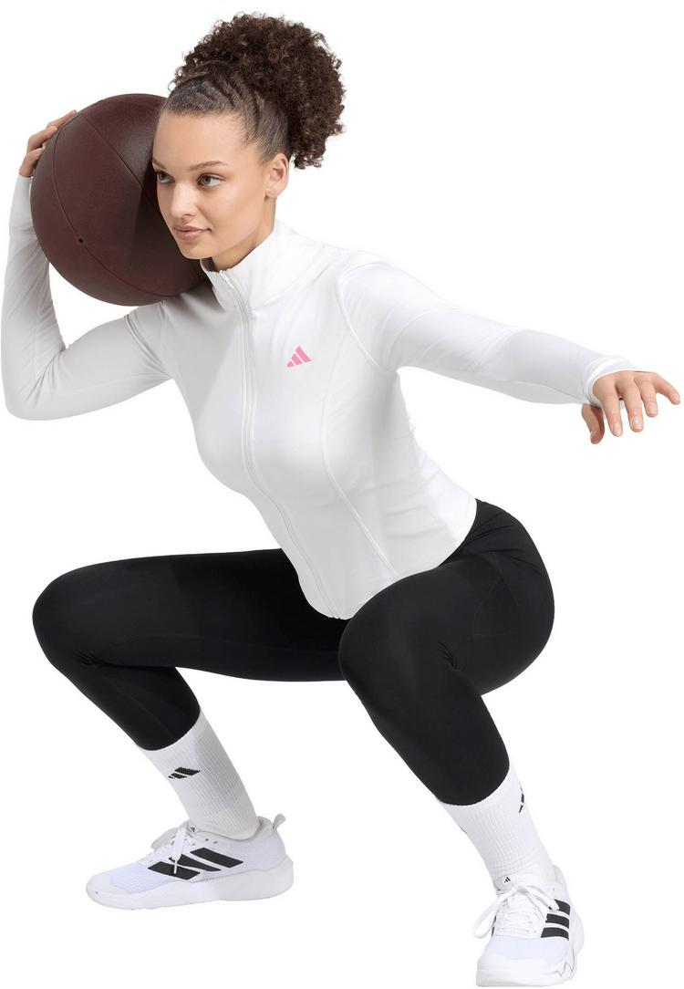 adidas adidas 3S Funktionsshirt Damen - cwhite - 2 | SportScheck