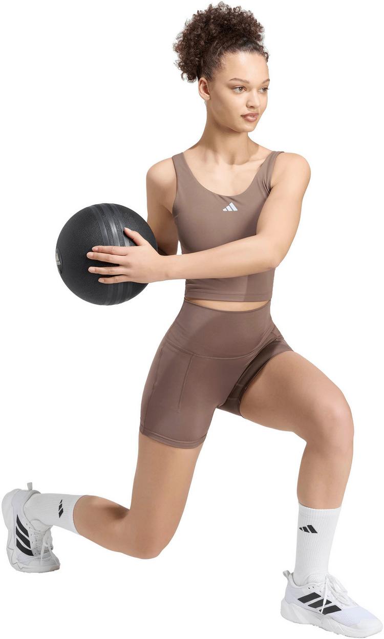 adidas adidas 3S Tights Damen - earth strata - 2 | SportScheck
