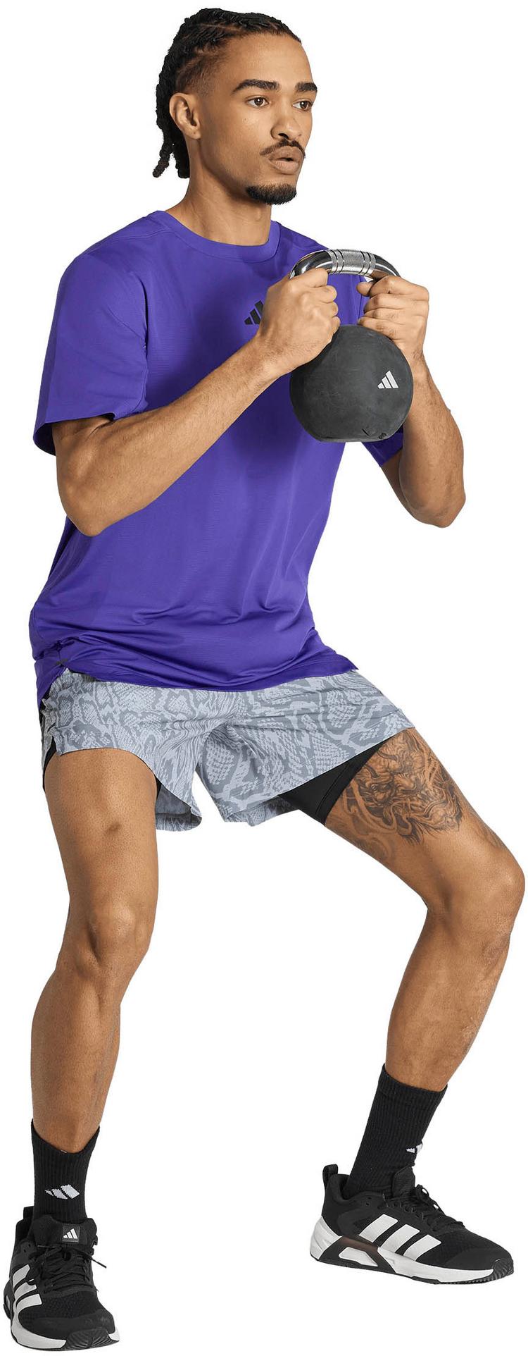 adidas adidas PrimeLift Funktionsshorts Herren - halo silver-grey - 2 | SportScheck
