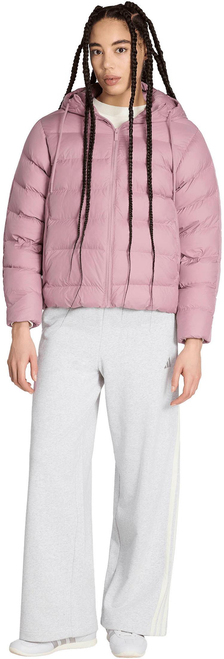 adidas adidas Essentiell 3S Kapuzenjacke Damen - magic mauve - 2 | SportScheck