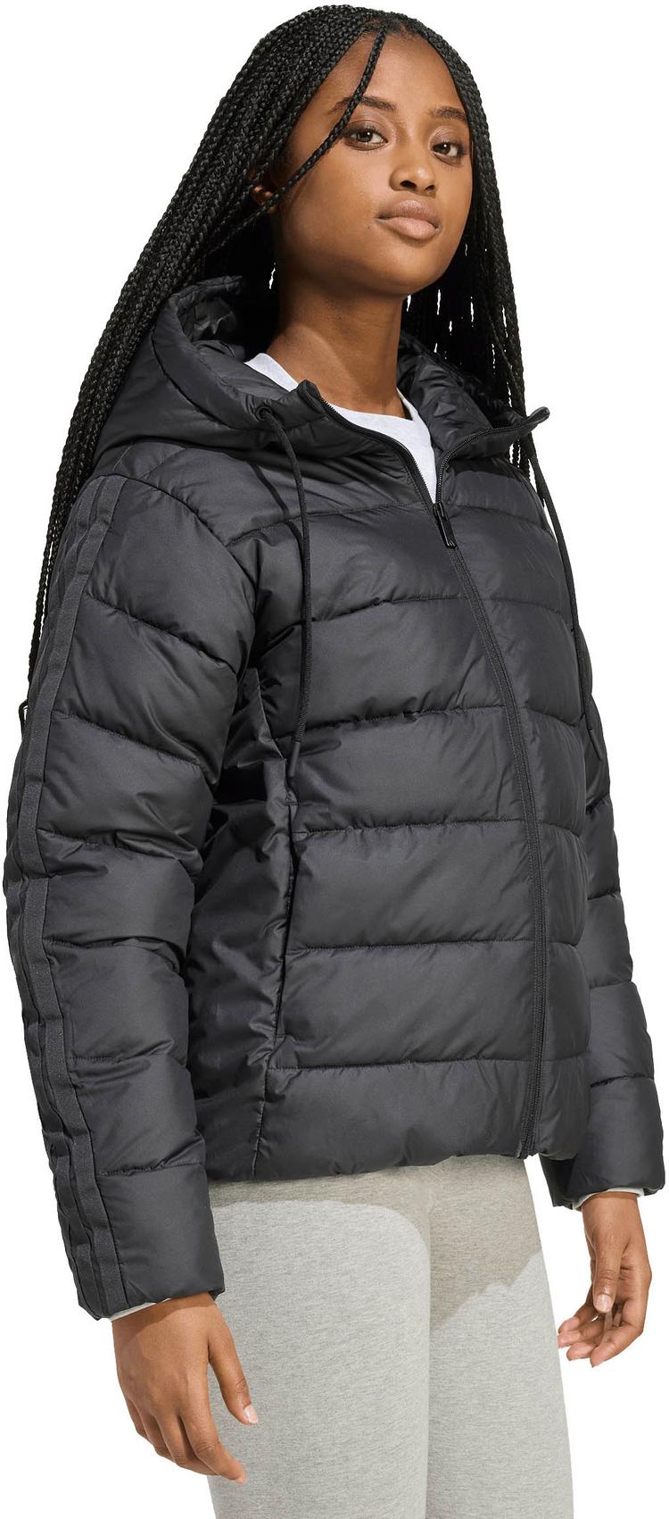 adidas adidas Essentiell 3S Kapuzenjacke Damen - black - 2 | SportScheck