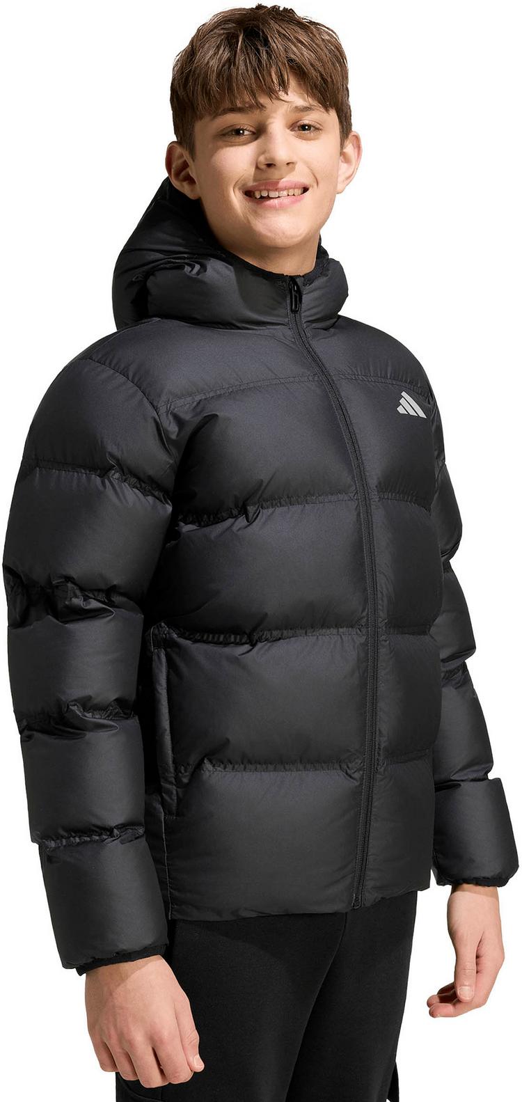 adidas adidas Kapuzenjacke Kinder - black-reflective silver - 2 | SportScheck