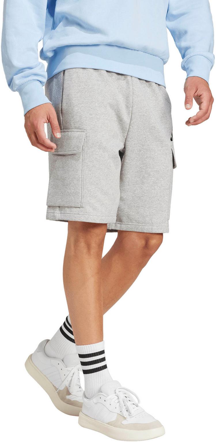 adidas adidas Feelcozy Shorts Herren - medium grey heather-black - 2 | SportScheck