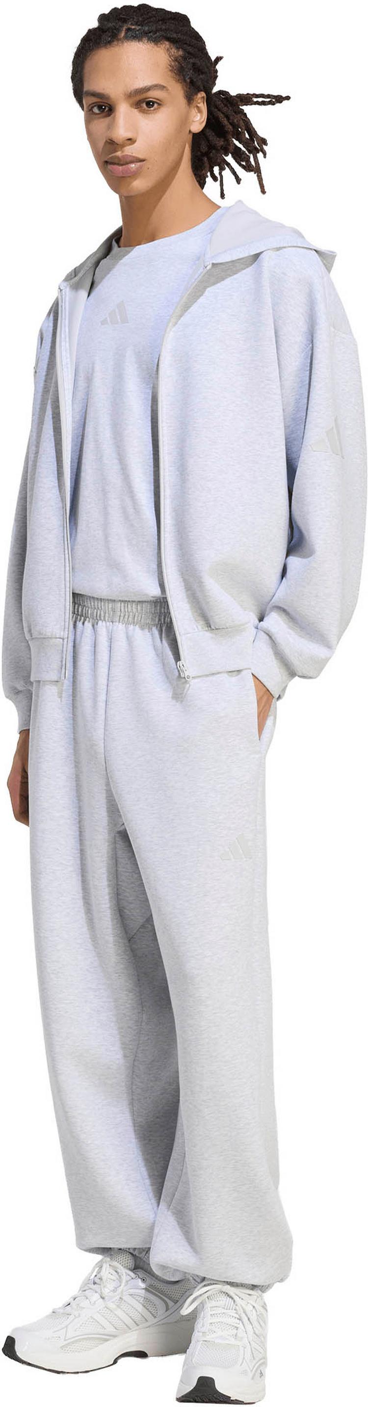 adidas adidas Soft Lux Sweatjacke Herren - light grey heather - 2 | SportScheck
