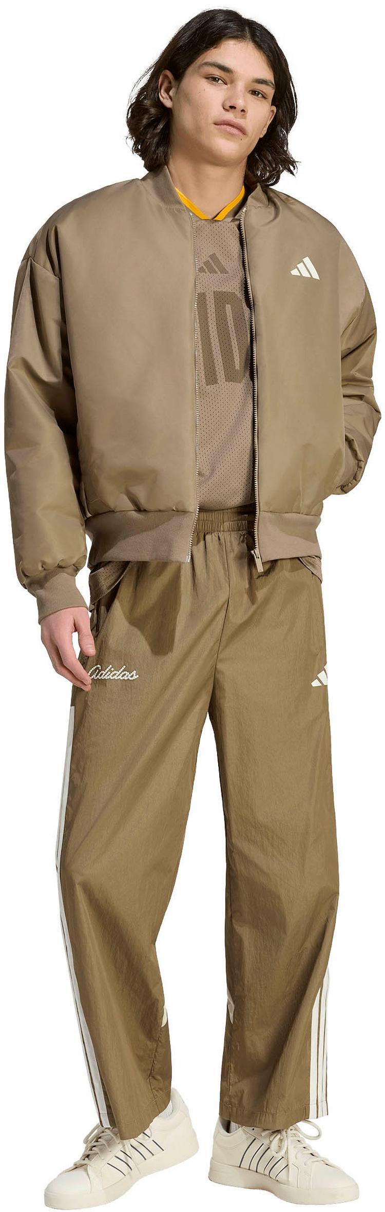 adidas adidas Stadium Polyjacke Herren - khaki six-ivory - 2 | SportScheck