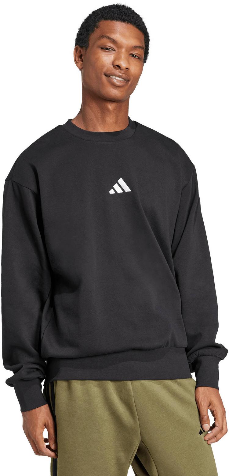 adidas adidas Feelcozy Sweatshirt Herren - black-white - 2 | SportScheck