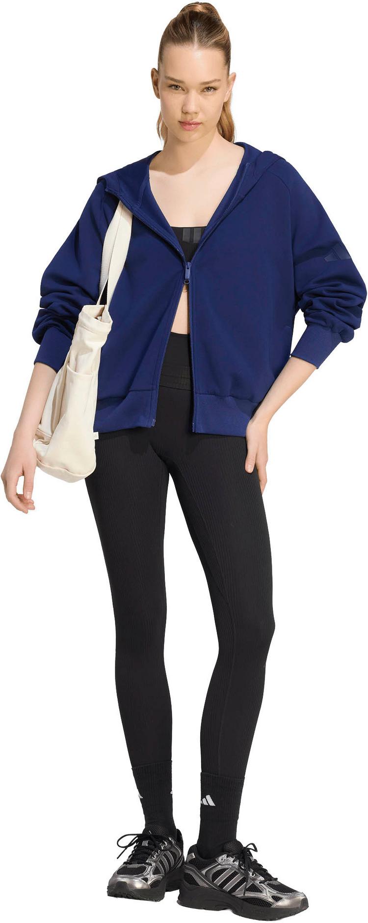 adidas adidas Soft Lux Sweatjacke Damen - darkblue - 2 | SportScheck
