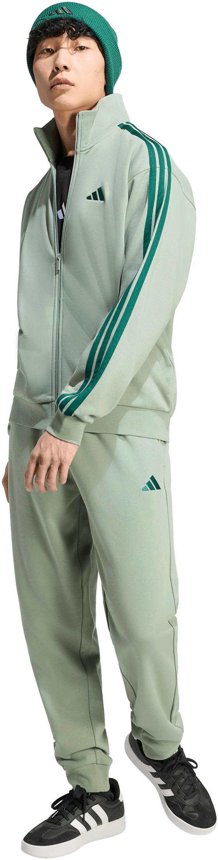 adidas adidas 3S Trainingsanzug Herren - green-collegiate green - 2 | SportScheck