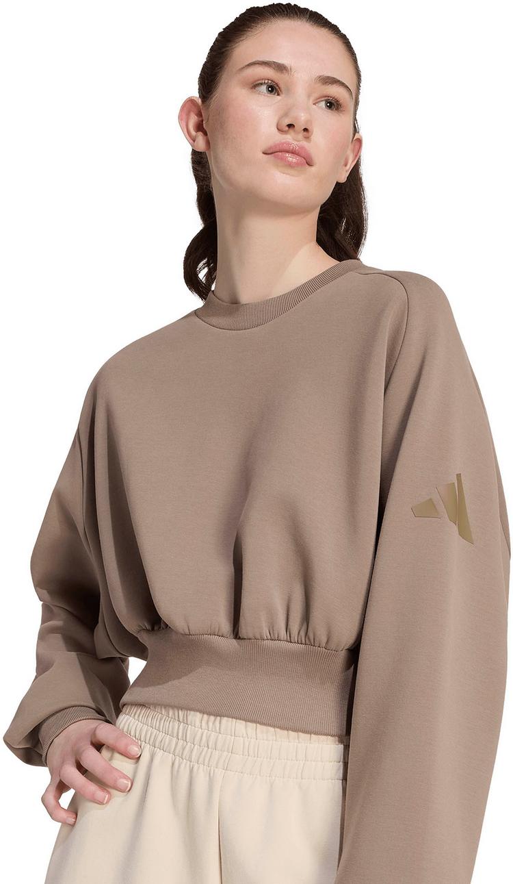 adidas adidas All Szn Sweatshirt Damen - khaki six - 3 | SportScheck